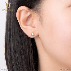 画像ギャラリー No.006のサムネイル画像 / 「KINGDOM HEARTS」のアクセサリーがユートレジャーより続々登場。王冠とハートをモチーフにしたピアスが本日発売，腕時計が予約受付中