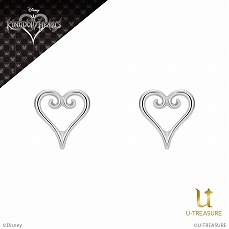 画像ギャラリー No.007のサムネイル画像 / 「KINGDOM HEARTS」のアクセサリーがユートレジャーより続々登場。王冠とハートをモチーフにしたピアスが本日発売，腕時計が予約受付中