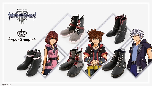 画像ギャラリー No.001のサムネイル画像 / 「KINGDOM HEARTS III」のキャラクターをイメージしたシューズ5種が登場