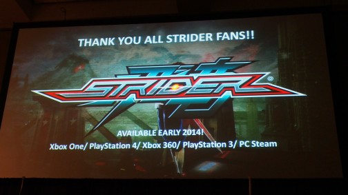 画像ギャラリー No.001のサムネイル画像 / 【速報】［COMIC-CON 2013］新作「STRIDER飛竜」がカプコンのパネルセッションでサプライズ発表。発売は2014年初頭予定