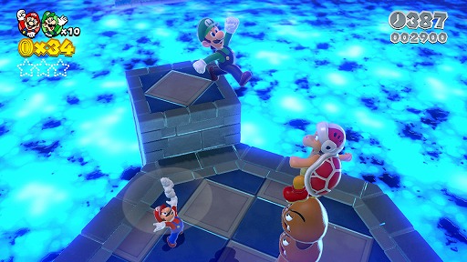 画像ギャラリー No.005のサムネイル画像 / 「スーパーマリオ 3Dワールド」で,“3Dマリオ”初の本格的なマルチプレイが実現。その道のりを開発陣に聞く
