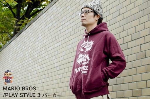 画像ギャラリー No.018のサムネイル画像 / 「マリオブラザース」と「ゼルダの伝説」のパーカーが登場。カセットのピンバッジも