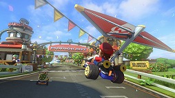 画像ギャラリー No.009のサムネイル画像 / ［E3 2013］「マリオカート8」プレイレポート。今度は壁や天井すらもコースになって，マリオ達が文字どおり縦横無尽に走り回る