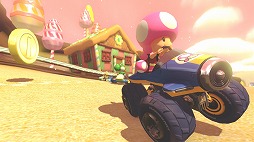 画像ギャラリー No.014のサムネイル画像 / ［E3 2013］「マリオカート8」プレイレポート。今度は壁や天井すらもコースになって，マリオ達が文字どおり縦横無尽に走り回る