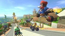画像ギャラリー No.016のサムネイル画像 / ［E3 2013］「マリオカート8」プレイレポート。今度は壁や天井すらもコースになって，マリオ達が文字どおり縦横無尽に走り回る