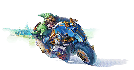 画像ギャラリー No.002のサムネイル画像 / 「マリオカート8」の追加コンテンツ第1弾で新マシン「マスターバイク」が登場。馬をモチーフにした,リンクにぴったりのデザイン