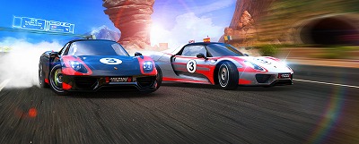 画像ギャラリー No.002のサムネイル画像 / 「アスファルト8」，アップデートでポルシェが初登場