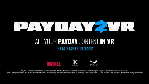画像ギャラリー No.007のサムネイル画像 / Overkill Softwareが「PAYDAY 2 VR」を発表。「PAYDAY 2」所有者は無料でアップグレードされ,クロスプレイも可能