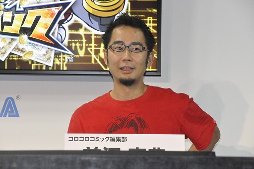 画像ギャラリー No.002のサムネイル画像 / ［TGS 2013］「子供向けだとしても，ドラマを訴えたい」。制作総指揮の名越稔洋氏が作品の魅力を語った「ヒーローバンク」ステージイベント