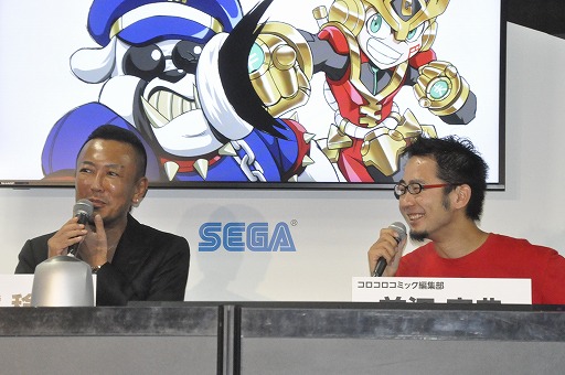 画像ギャラリー No.004のサムネイル画像 / ［TGS 2013］「子供向けだとしても，ドラマを訴えたい」。制作総指揮の名越稔洋氏が作品の魅力を語った「ヒーローバンク」ステージイベント