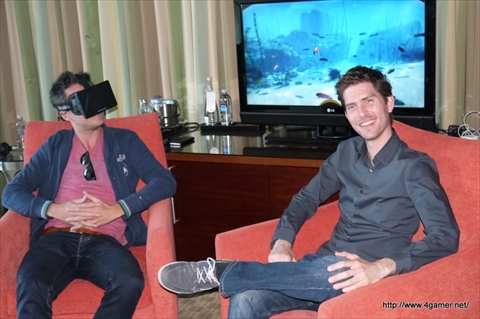 画像ギャラリー No.001のサムネイル画像 / ［GDC 2014］「Oculus Rift」の形状から着想を得たスキューバダイビングシム「World of Diving」を紹介