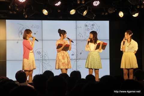 画像ギャラリー No.012のサムネイル画像 / アニメ「GO！GO！575」の新キャラ“小野小梅”役の芹澤 優さんも出演。大坪由佳さん，大橋彩香さん，寿 美菜子さんらメインキャストが一堂に会した「鳩寺女子学園新入生歓迎会」をレポート