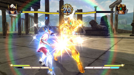 画像ギャラリー No.001のサムネイル画像 / 「聖闘士星矢 ブレイブ・ソルジャーズ」のバトルシステムが公開に。相手の攻撃を無効化する「光速ムーブ」など各種アクションを紹介