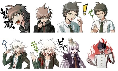 画像ギャラリー No.003のサムネイル画像 / 「ダンガンロンパ」のキャラがLINEのスタンプに登場。公式Twitterも開設