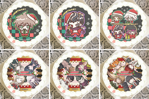 画像ギャラリー No.002のサムネイル画像 / 「ダンガンロンパ1・2」のクリスマス限定デザイン“プリントケーキ”が予約受付中