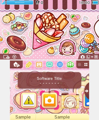 画像ギャラリー No.001のサムネイル画像 / ニンテンドー3DSショップで「クッキングママ」のテーマを販売開始。価格は100円