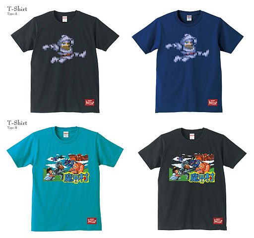 画像ギャラリー No.001のサムネイル画像 / 「魔界村」「1942」「1943」仕様のTシャツやiPhone 5ケースが予約受付中