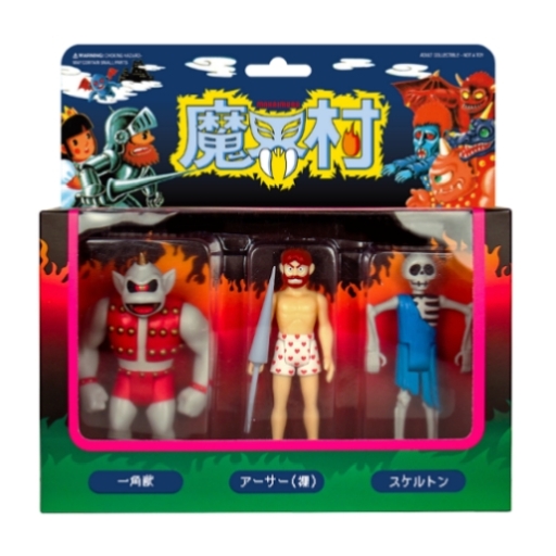 画像ギャラリー No.003のサムネイル画像 / 「魔界村」のレトロなフィギュアが日本で発売開始。アメリカのトイメーカー「スーパー7」の製品で,パッケージは日本語バージョン