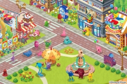画像ギャラリー No.003のサムネイル画像 / 街づくりソーシャルゲーム「MONSTERS, INC. WORLD」のiOS版が配信開始
