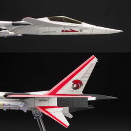 画像ギャラリー No.007のサムネイル画像 / 「エースコンバット」シリーズに登場する架空機「XFA-27」の1/144キットが10月に発売。簡易塗装済と無塗装グレー成形の2バージョン