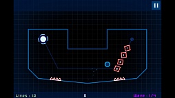 画像ギャラリー No.002のサムネイル画像 / スタイリッシュなブロック崩し!? スマートフォン向けアクション「Thrower2」を紹介する「(ほぼ)日刊スマホゲーム通信」第301回