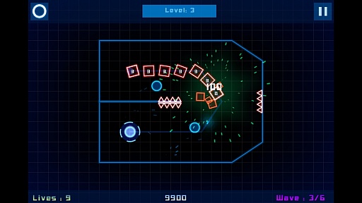 画像ギャラリー No.007のサムネイル画像 / スタイリッシュなブロック崩し!? スマートフォン向けアクション「Thrower2」を紹介する「(ほぼ)日刊スマホゲーム通信」第301回