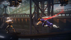 画像ギャラリー No.003のサムネイル画像 / 「ストライダー飛竜」，プラズマ光剣“サイファー”から繰り出されるアクションや，新装備“クナイ”の概要が明らかに
