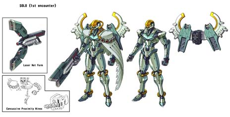画像ギャラリー No.011のサムネイル画像 / 「ストライダー飛竜」，冥王に雇われた賞金稼ぎ「ソロ」の情報が公開に。多彩な武器を駆使して，飛竜と激闘を繰り広げる
