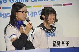 画像ギャラリー No.005のサムネイル画像 / ［TGS 2013］セガステージが「鳩寺女子学園」の幕張分校に？　「project575」のアシスタントプロデューサー清水大輔氏も登場した「うた組み575」ステージをレポート