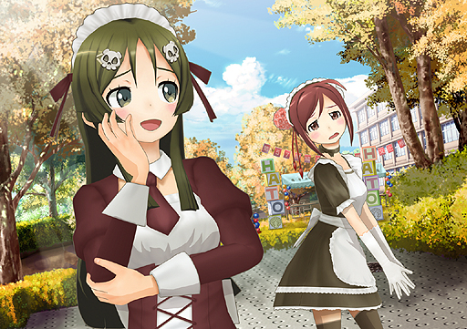 画像ギャラリー No.002のサムネイル画像 / 「うた組み575」最新情報。ゲーム中に可能な「歌詞アレンジ」および「衣装チェンジ/背景チェンジ」，ストーリーや収録楽曲の情報が到着