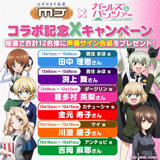 画像ギャラリー No.043のサムネイル画像 / 「MJ」シリーズとガルパンがコラボ。「ガールズ＆パンツァーCUP」本日開幕