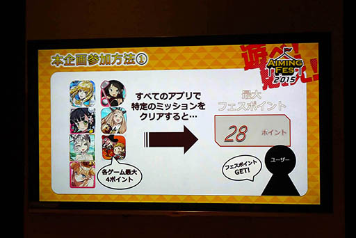 画像ギャラリー No.022のサムネイル画像 / 「AIMING FES 2015」第一回公開生放送の模様をレポート。デニス植野さんと松下さん，人気生主らがAimingのゲームにちなんだミニゲームで対決