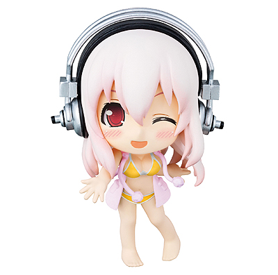 画像ギャラリー No.002のサムネイル画像 / 「モット！ソニコミ」の限定版特典が一部公開。全高約6.5cmのちびきゅんキャラとなったそに子ちゃんと，ビキニコスチュームのダウンロードコード
