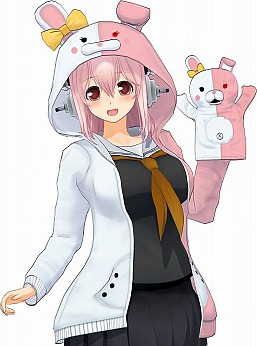 画像ギャラリー No.015のサムネイル画像 / 「モット！ソニコミ」と「ダンガンロンパ」がコラボ。撮影衣装にモノクマ/モノミパーカーが登場