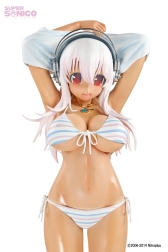 画像ギャラリー No.008のサムネイル画像 / 「すーぱーそに子」の1/2スケールフィギュアに日焼けVer。5月下旬に受注開始
