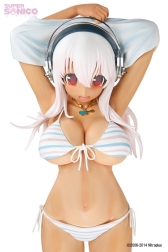 画像ギャラリー No.009のサムネイル画像 / 「すーぱーそに子」の1/2スケールフィギュアに日焼けVer。5月下旬に受注開始