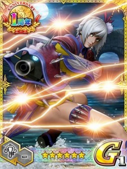 画像ギャラリー No.003のサムネイル画像 / 「モンハン 大狩猟クエスト」1周年記念カード「ランファ【祝】」が登場。人気投票も