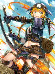 画像ギャラリー No.006のサムネイル画像 / 「モンスターハンター メゼポルタ開拓記」最新情報。ガイド娘見習い「パピ」やゲーム要素「狩猟」「開拓」の情報などが公開