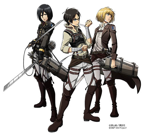 画像ギャラリー No.002のサムネイル画像 / 「進撃の巨人 -反撃の翼- ONLINE」がYahoo! Mobageでサービスを開始