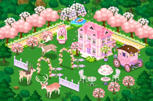 画像ギャラリー No.006のサムネイル画像 / 「ハコニワ ふしぎな手紙とどうぶつ島」でイベント「シカさんと春色桜まつり」開催