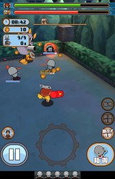 画像ギャラリー No.008のサムネイル画像 / ゆる〜くカワいく大乱戦！？　スマートフォン向けアクションゲーム「ゆるロボvsわるロボ」を紹介する「（ほぼ）日刊スマホゲーム通信」第329回