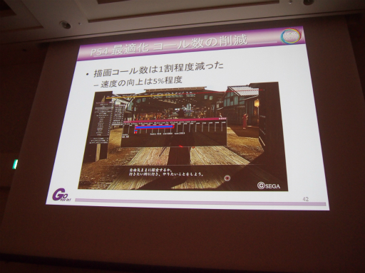 画像ギャラリー No.016のサムネイル画像 / ［CEDEC 2014］セガのリードプログラマーが語った，PS4ローンチタイトル「龍が如く 維新！」ができるまで。いかにして60fps化を成し遂げたのか