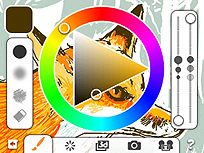画像ギャラリー No.008のサムネイル画像 / 3DS向けデジタルスケッチブック「Colors! 3D」の配信が本日スタート。オンライン投稿にも対応したお手軽・高機能のお絵かきソフトが登場