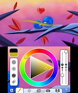 画像ギャラリー No.011のサムネイル画像 / 3DS向けデジタルスケッチブック「Colors! 3D」の配信が本日スタート。オンライン投稿にも対応したお手軽・高機能のお絵かきソフトが登場