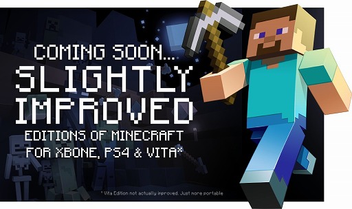 画像ギャラリー No.001のサムネイル画像 / PS4 / PS Vita / Xbox One版「Minecraft」の発売日が8月に決定。PS Vita版はPS3版とのセット販売に