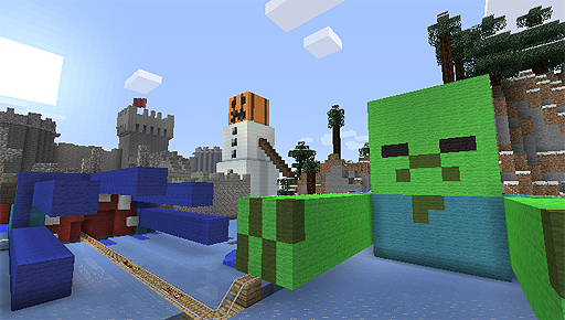 画像ギャラリー No.002のサムネイル画像 / PlayStation版「Minecraft」の国内累計販売本数が50万本を突破。小学生の間でもブレイク目前か