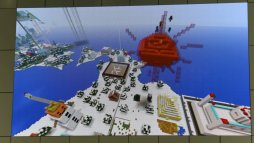 画像ギャラリー No.014のサムネイル画像 / 「Minecraft」の参加型イベント「1,000人でつくる！“夢の日本”プロジェクト ファイナル！」レポート。小学生達が創意工夫で作った建造物を披露