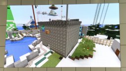 画像ギャラリー No.015のサムネイル画像 / 「Minecraft」の参加型イベント「1,000人でつくる！“夢の日本”プロジェクト ファイナル！」レポート。小学生達が創意工夫で作った建造物を披露