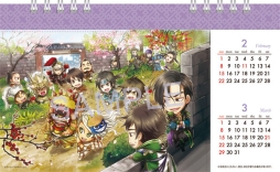 画像ギャラリー No.009のサムネイル画像 / 「真・三國無双」“みにきゃら”の2014年版卓上カレンダーが2月中旬に発売