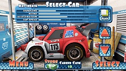 画像ギャラリー No.002のサムネイル画像 / デフォルメカーで熾烈なドリフト合戦。スマートフォン向けレースゲーム「Mini Motor Racing」を紹介する「（ほぼ）日刊スマホゲーム通信」第337回